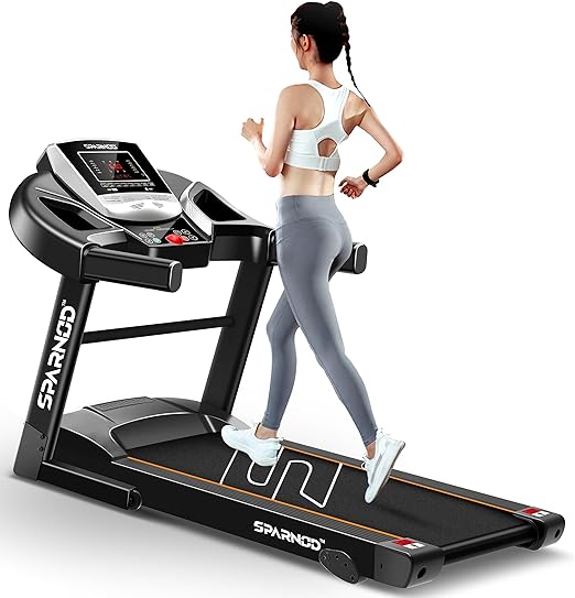 Sparnod Fitness Automatic Treadmill, STH-1200, Black